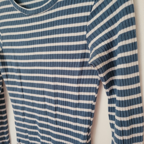 Reformation Blue Striped Clark Top - Picture 4 of 6